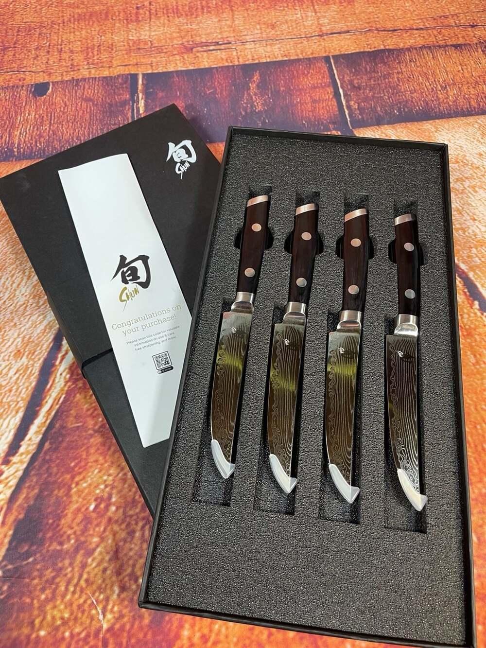 Shun Kaji 4-Piece 5-Inch Steak Knife Set KDMS0400